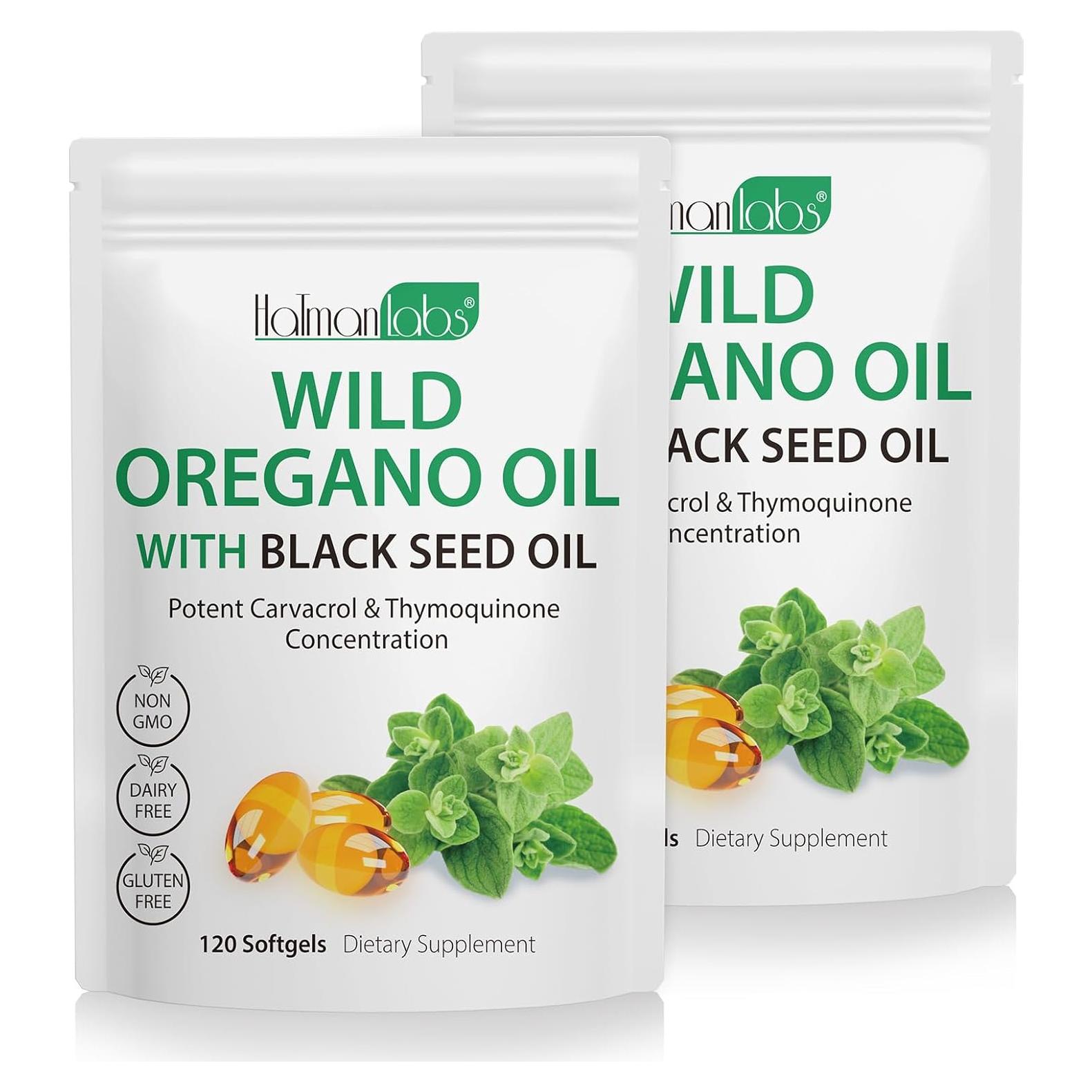 Suplemento de Aceite de Orégano Orgánico 120 Cápsulas 6000 mg