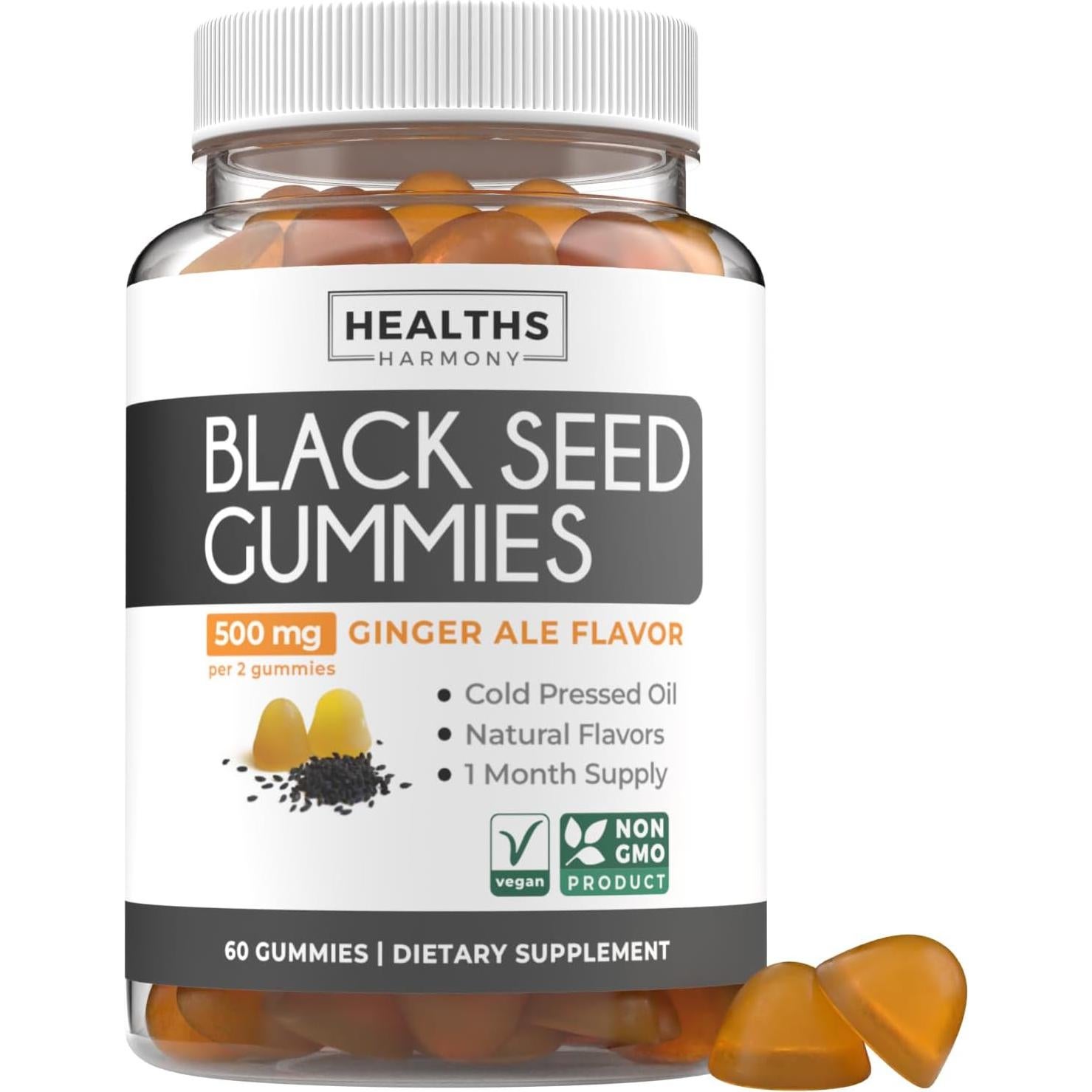 Gomitas de Aceite de Semilla Negra Impulso Verde 30 Unidades