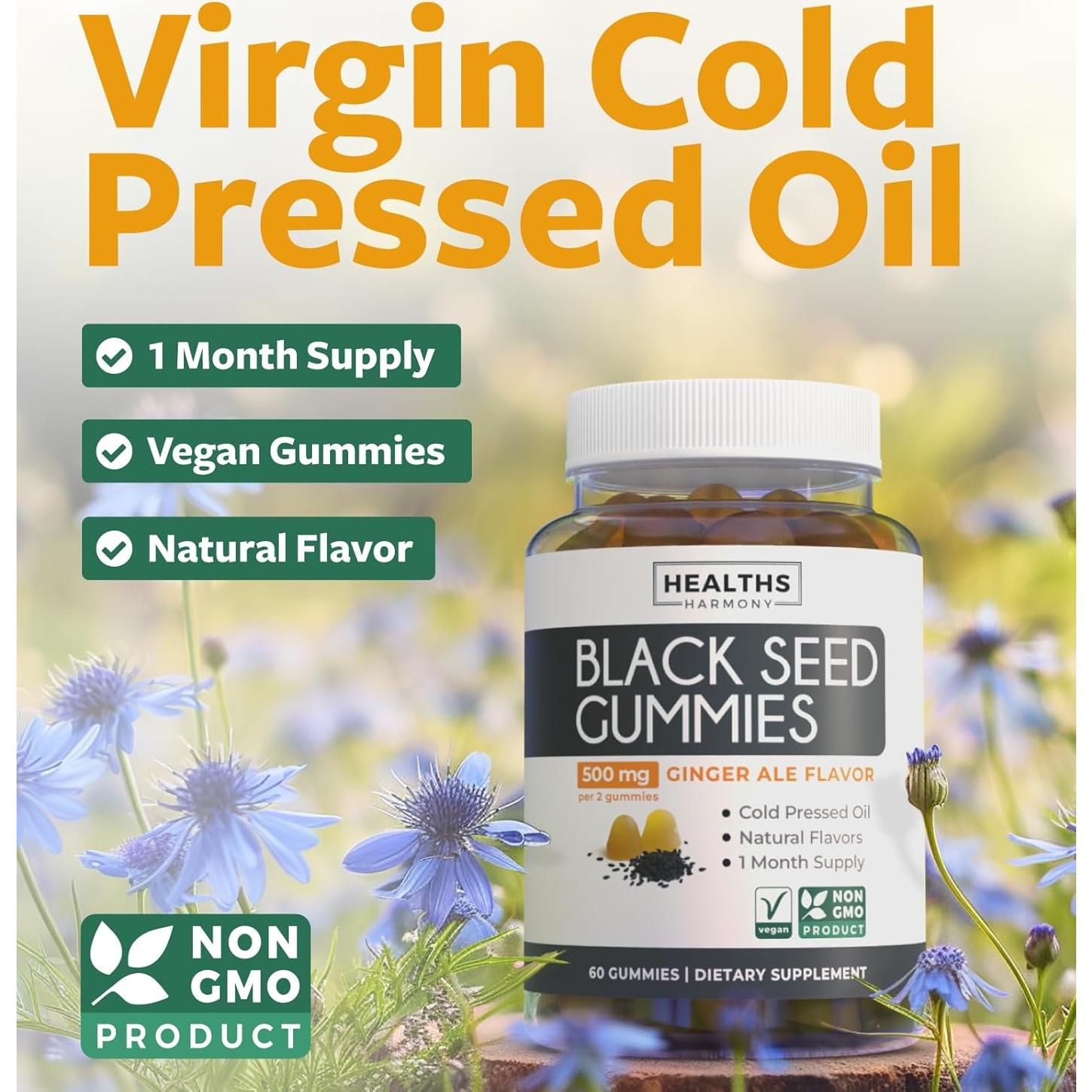 Gomitas de Aceite de Semilla Negra Impulso Verde 30 Unidades