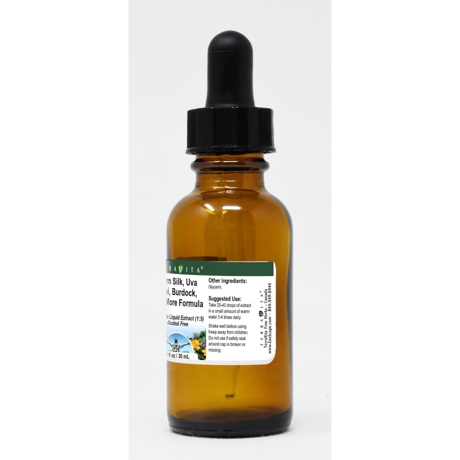 Extracto Líquido Glicerita de Seda de Maíz TerraVita 28.35 g