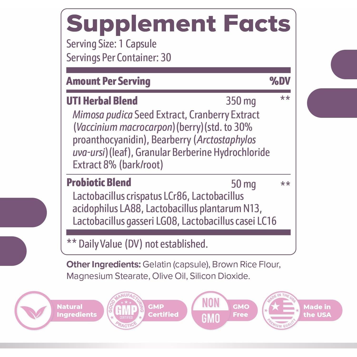 Suplemento Control de Vejiga Femipro 30 Cápsulas Naturales