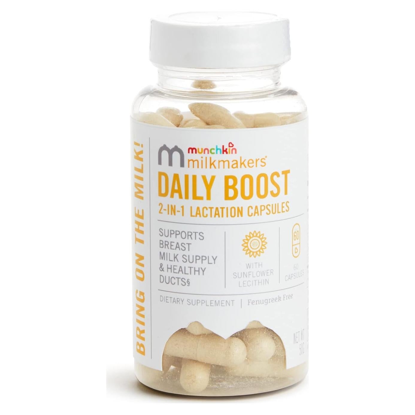 Suplemento de Lactancia Munchkin Milkmakers 60 Cápsulas