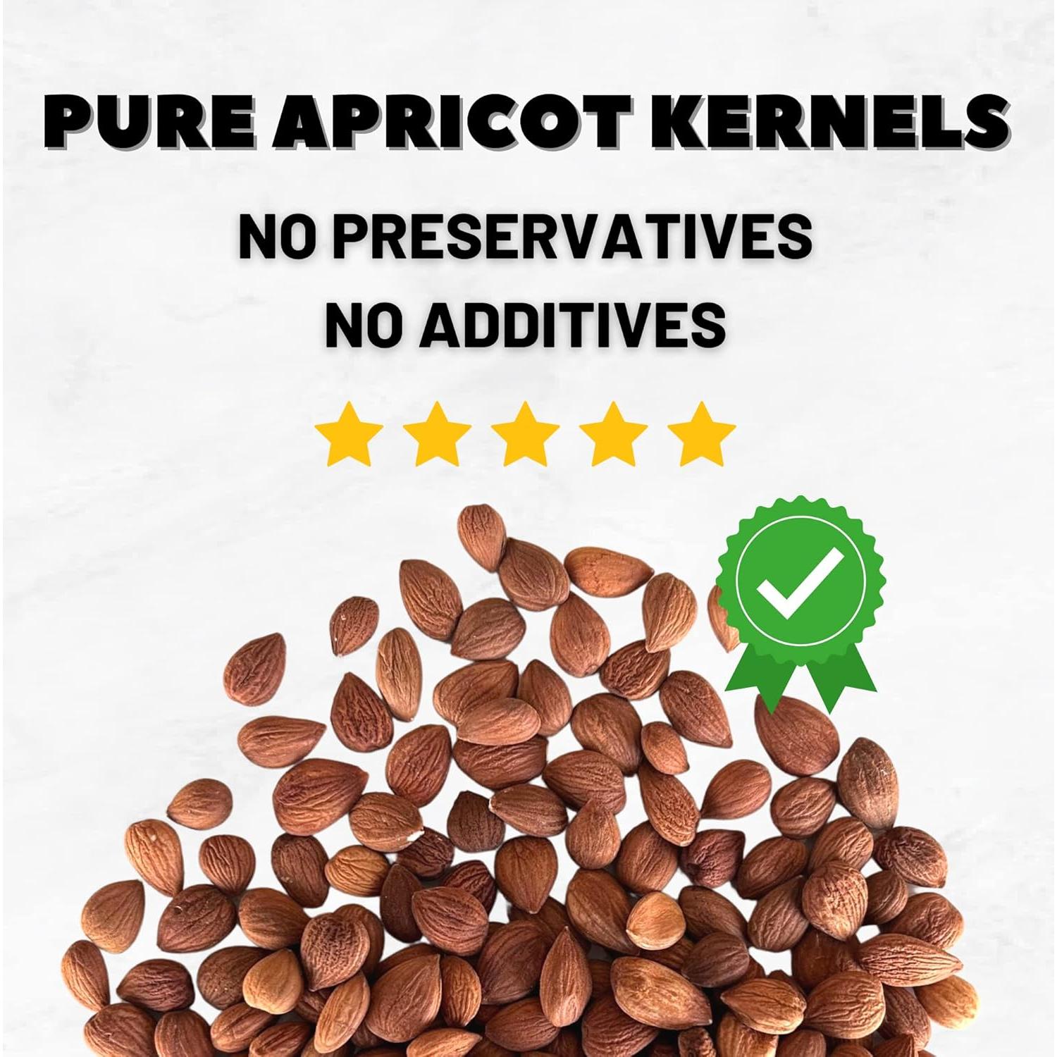 Núcleos de Albaricoque Amargo Orgánico Berrilys 454 g - Sin Aditivos