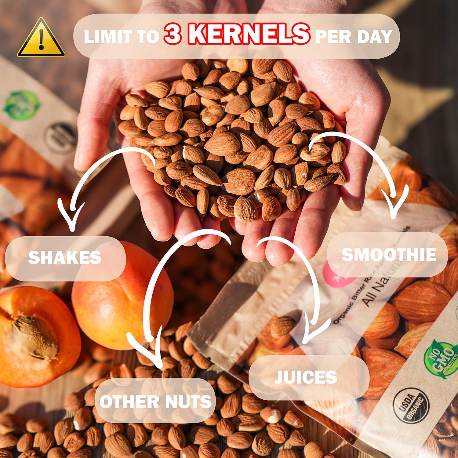 Núcleos de Albaricoque Amargo Orgánico Mighty Apricot 0.45 kg