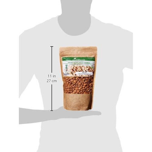 Núcleos de Albaricoque Amargos Orgánicos Crudos 453 g - USDA