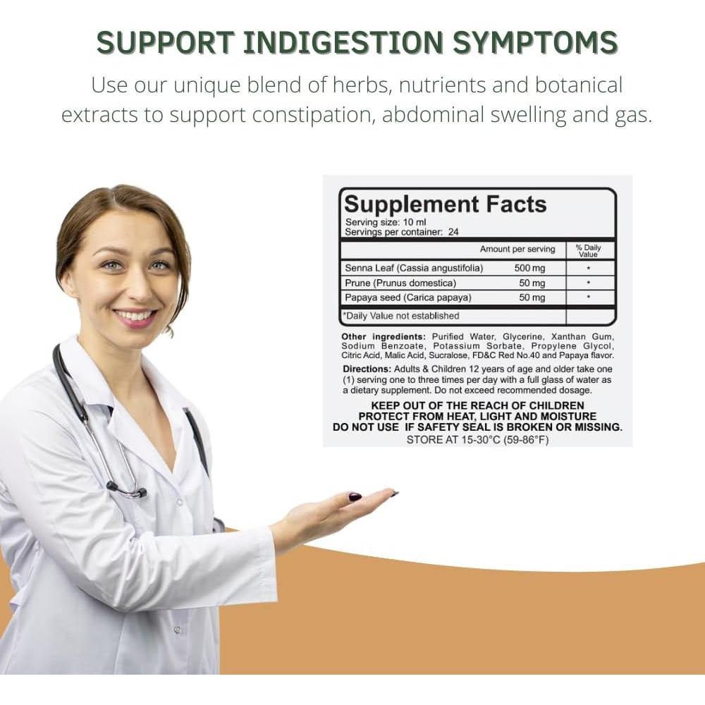 Laxante Líquido Evacualax Senna 240ml Sabor Papaya - Natural