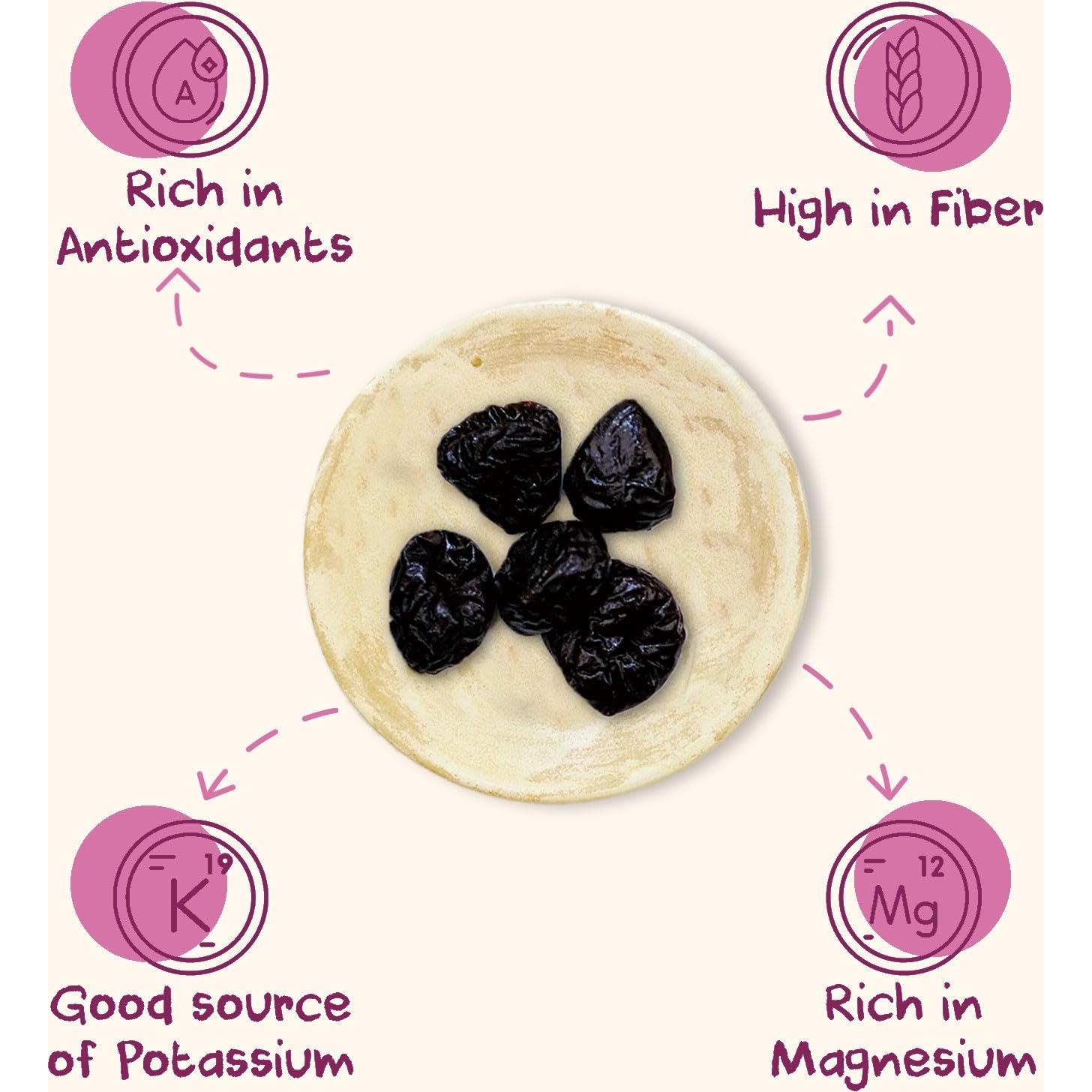 Ciruelas Pasas Orgánicas Probioticas Sunny Fruit - 150g