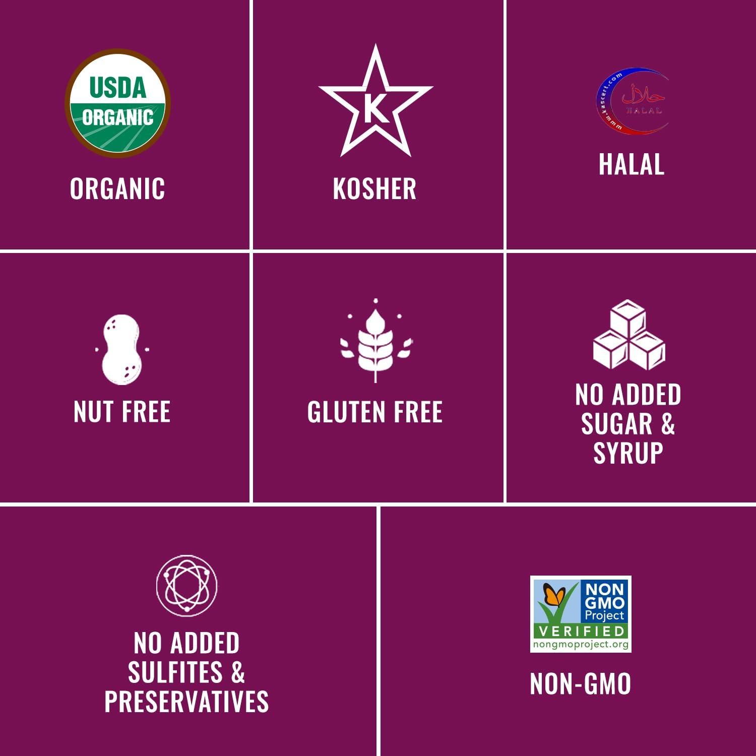 Ciruelas Pasas Orgánicas Probioticas Sunny Fruit - 150g