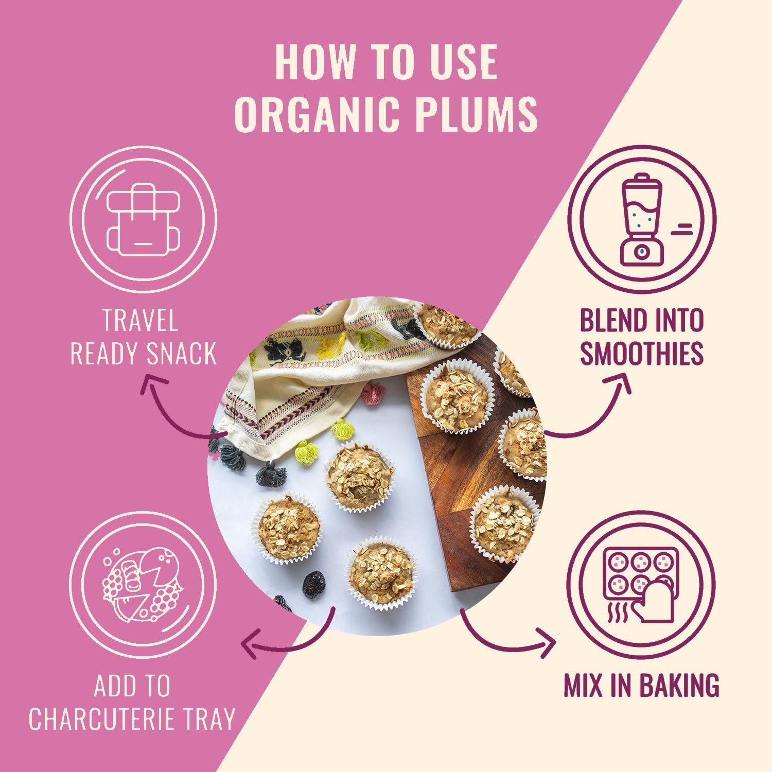 Ciruelas Pasas Orgánicas Probioticas Sunny Fruit - 150g