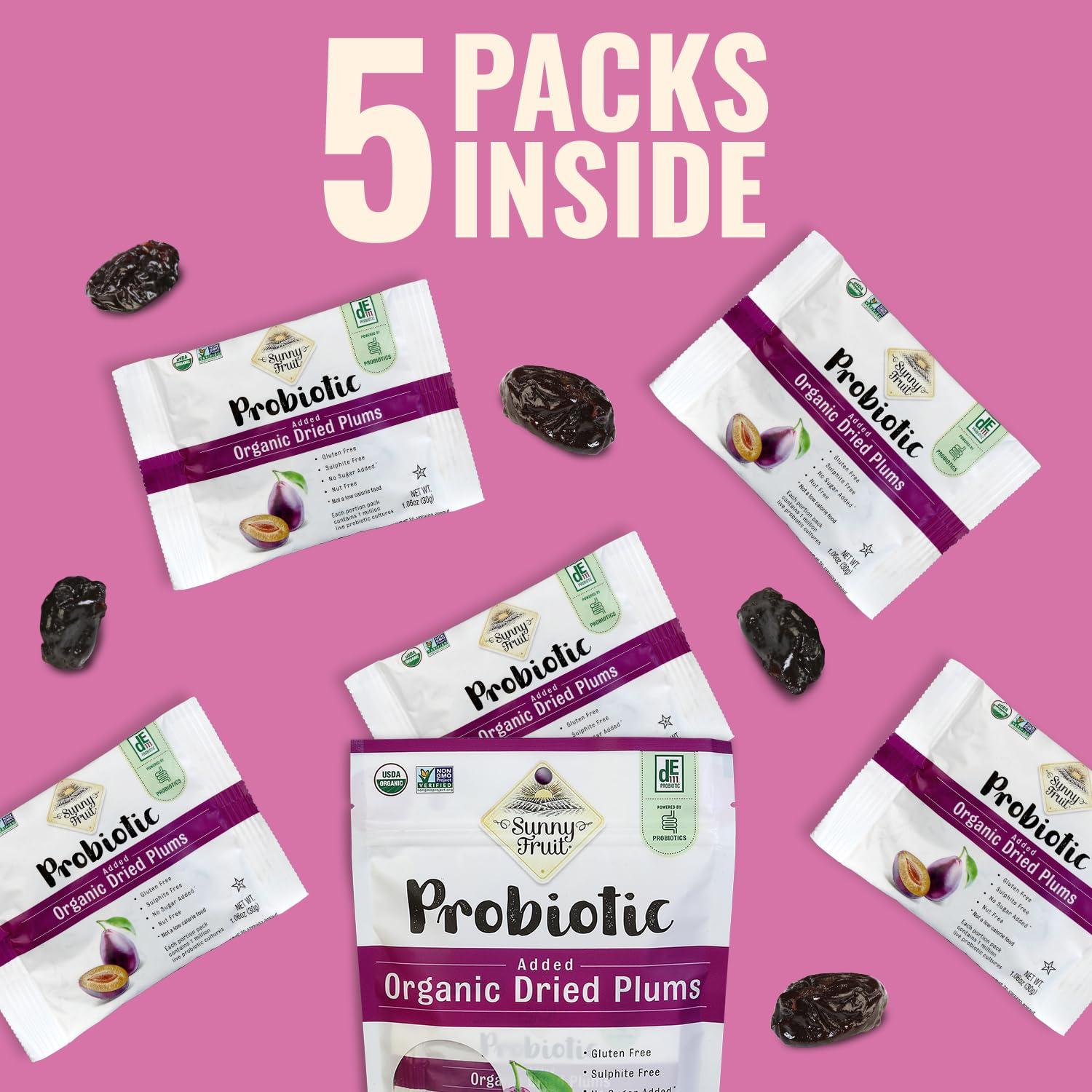 Ciruelas Pasas Orgánicas Probioticas Sunny Fruit - 150g