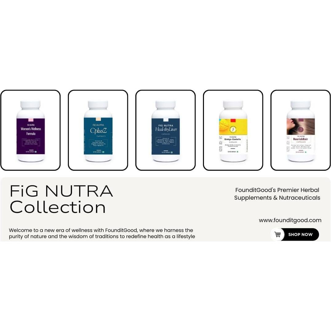 Suplemento Digestivo FiG Nutra TriphalX - 60 Cápsulas Veganas