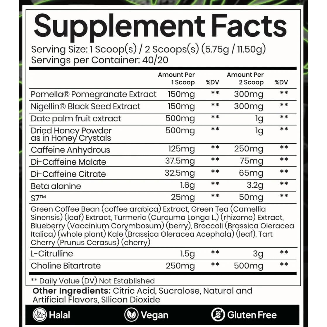 Pre-Entrenamiento Halal TAKBIR! 227g Manzana Ácida Energía Natural