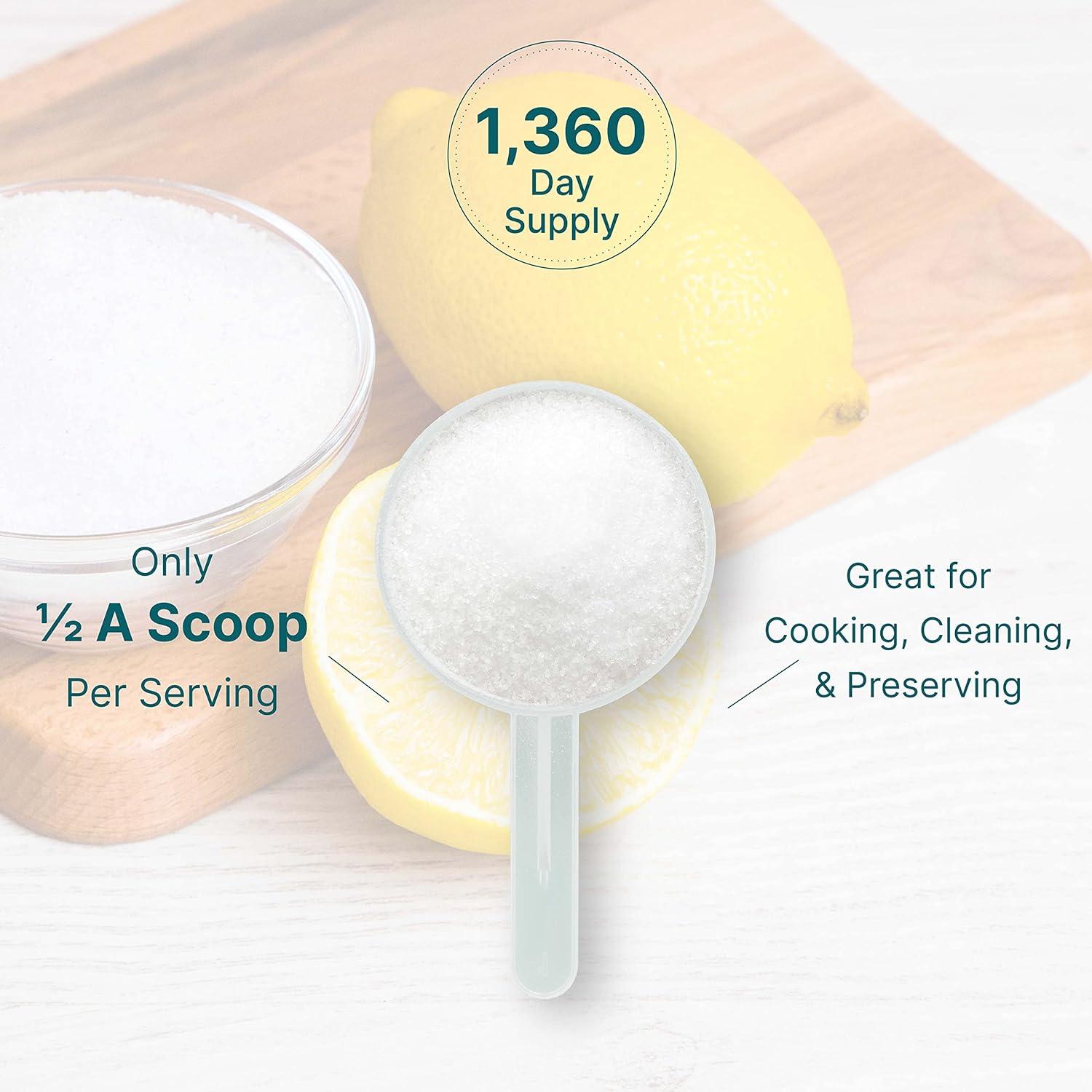 Ácido Cítrico 2.72 kg Grado Alimenticio Dealsupplement