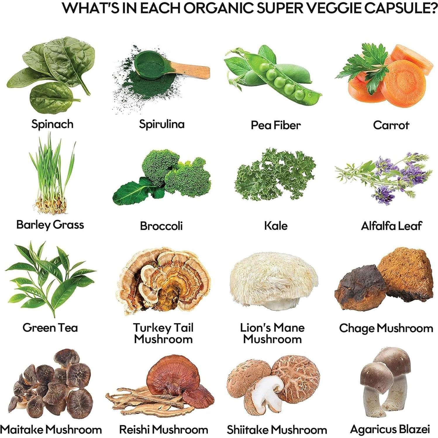 Suplemento de Frutas y Verduras ROOTIE 30 Días Vegano Sin Gluten