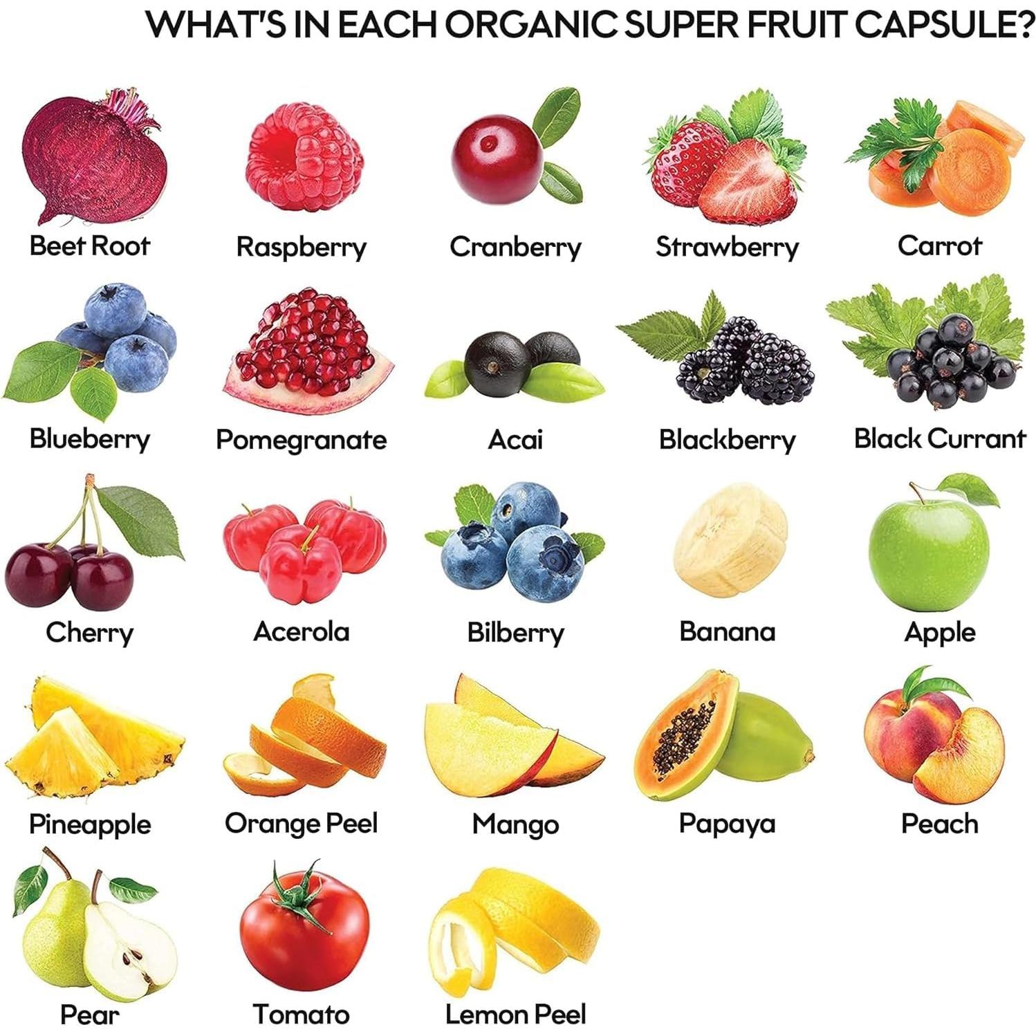 Suplemento de Frutas y Verduras ROOTIE 30 Días Vegano Sin Gluten