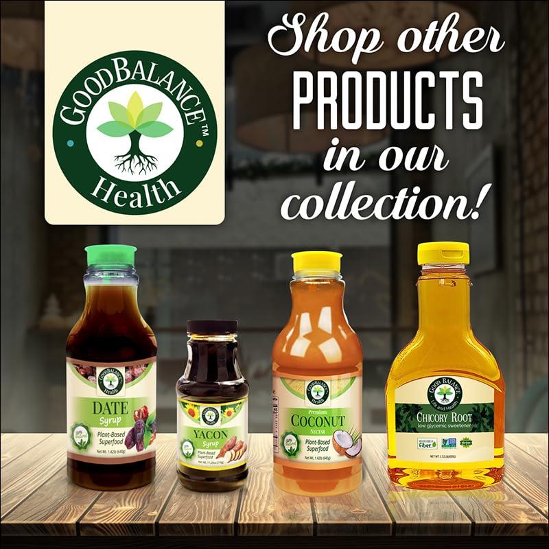 Jarabe de Dátil Orgánico Good Balance Health 636 ml - Sustituto de Azúcar