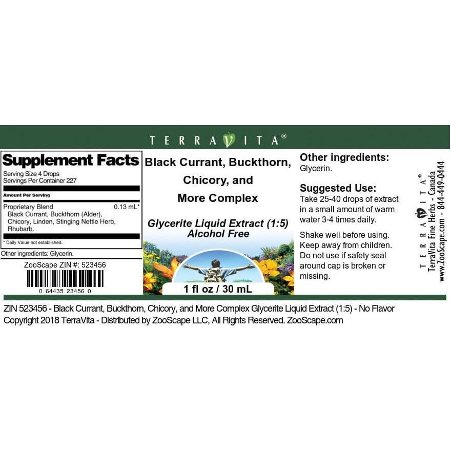 Extracto Líquido de Glicerita Compleja TerraVita 28.35 ml