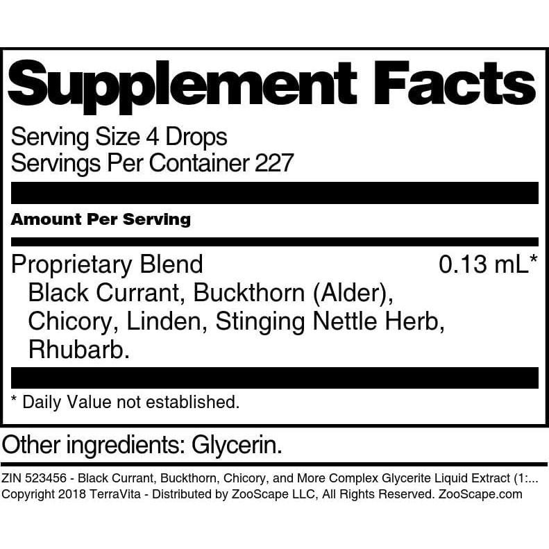 Extracto Líquido de Glicerita Compleja TerraVita 28.35 ml