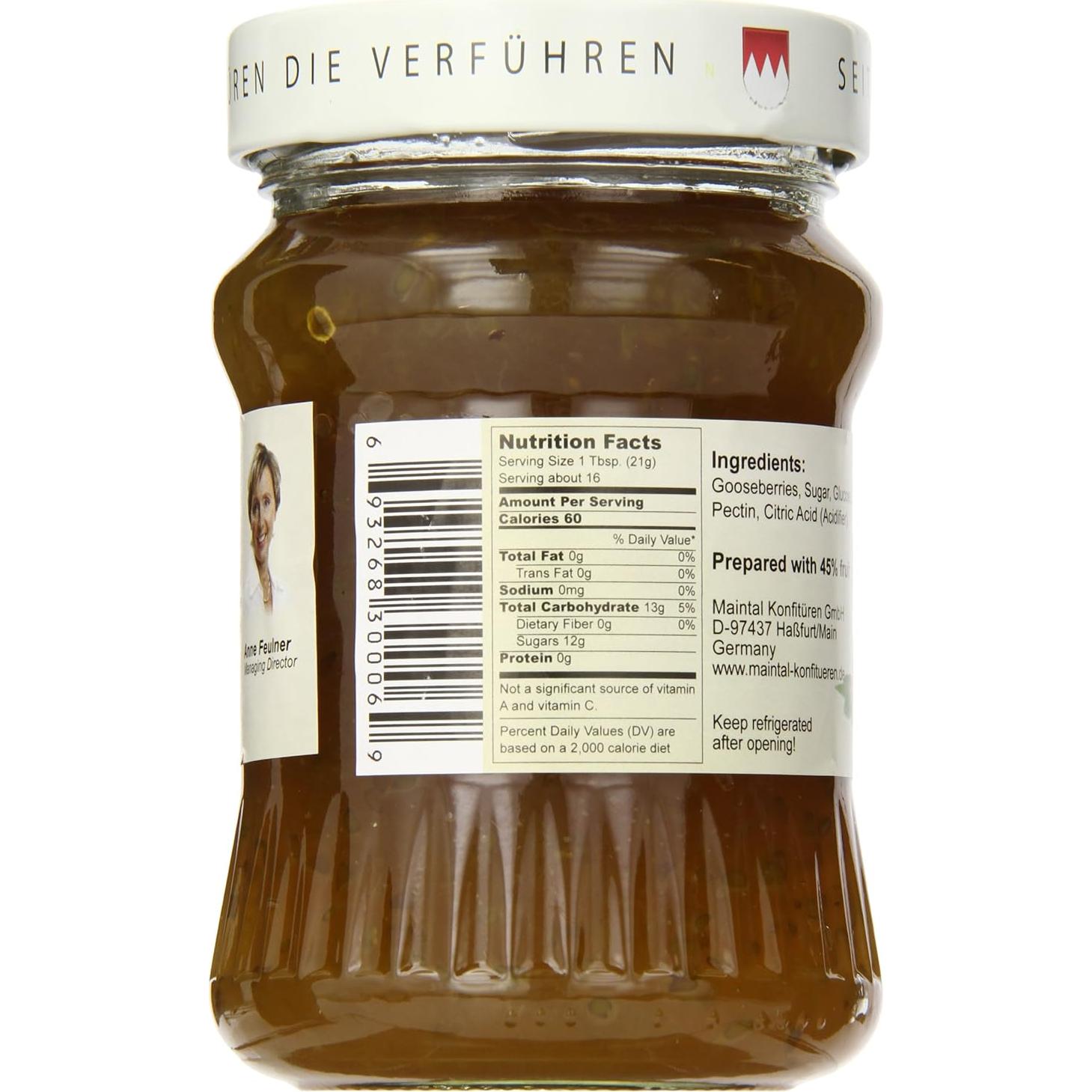 Mermelada Premium de Grosella Maintal 340g - Sabor Superior