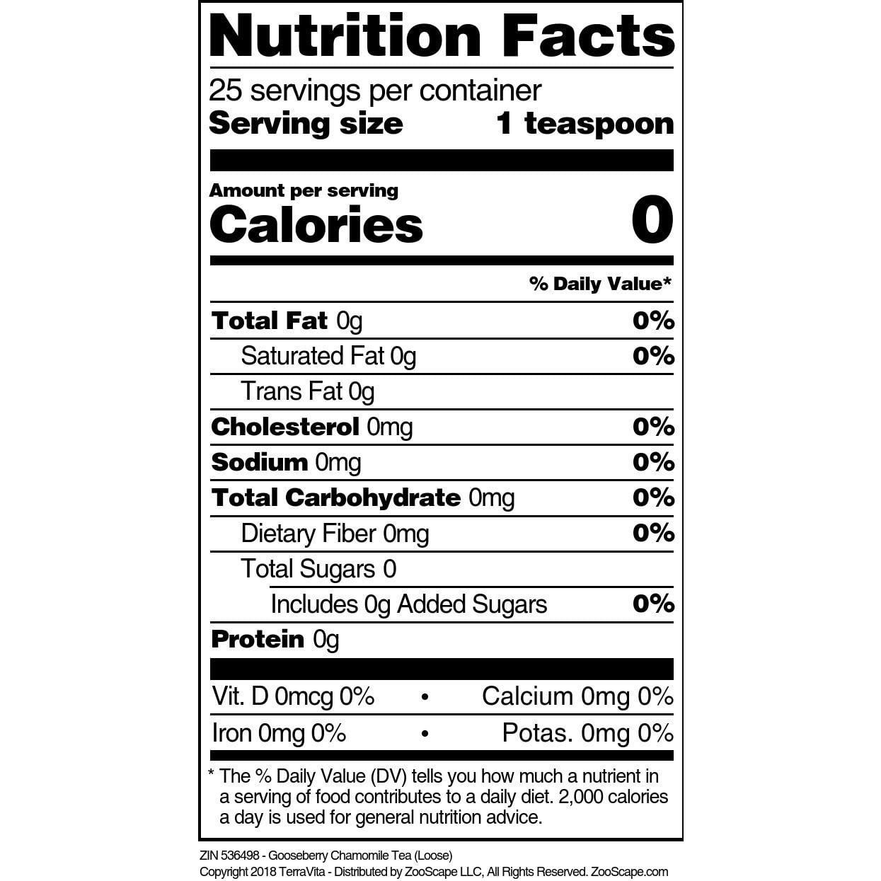 Té de Manzana de Oca TerraVita 113.4 g - Té de Manzanilla