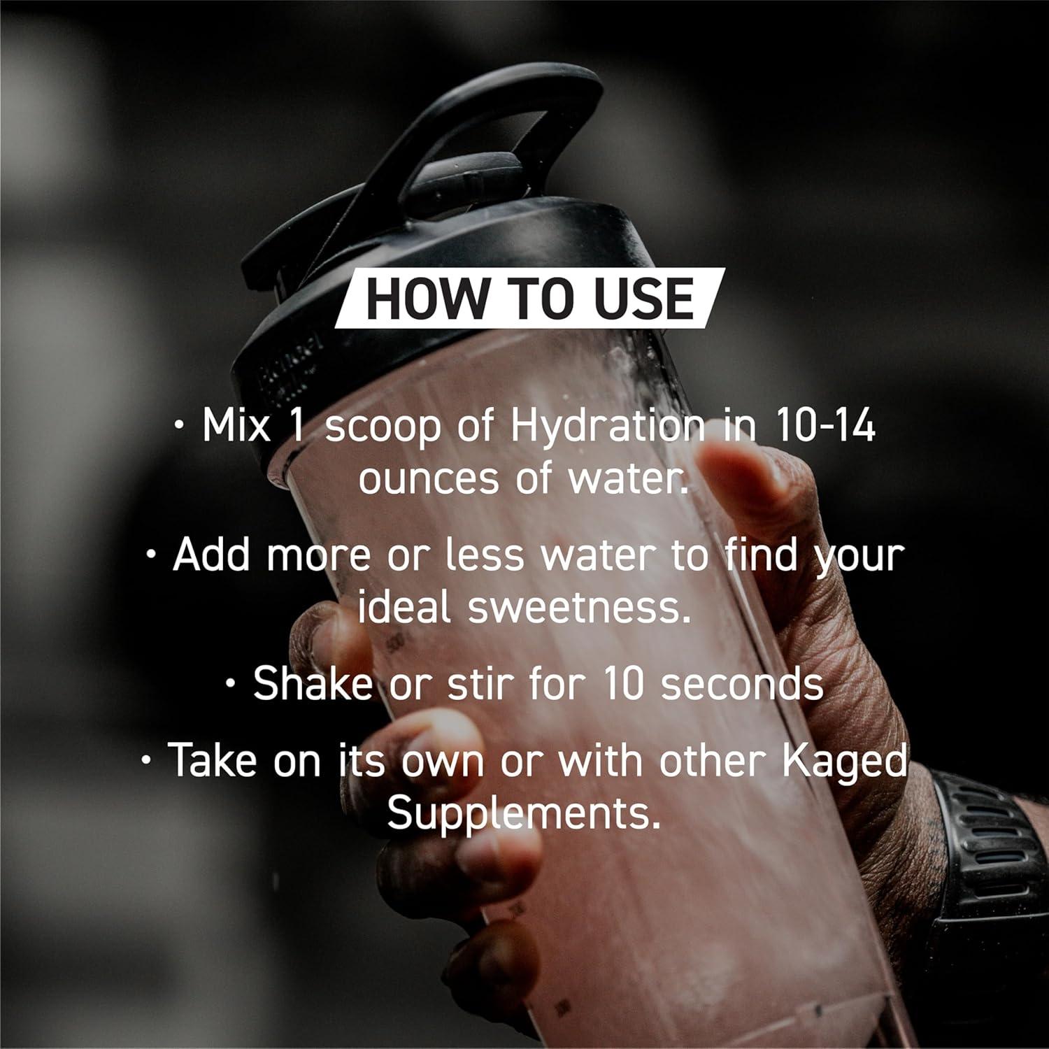 Kaged Daily Hydration Uva Glaciar | 60 Porciones Electrolitos