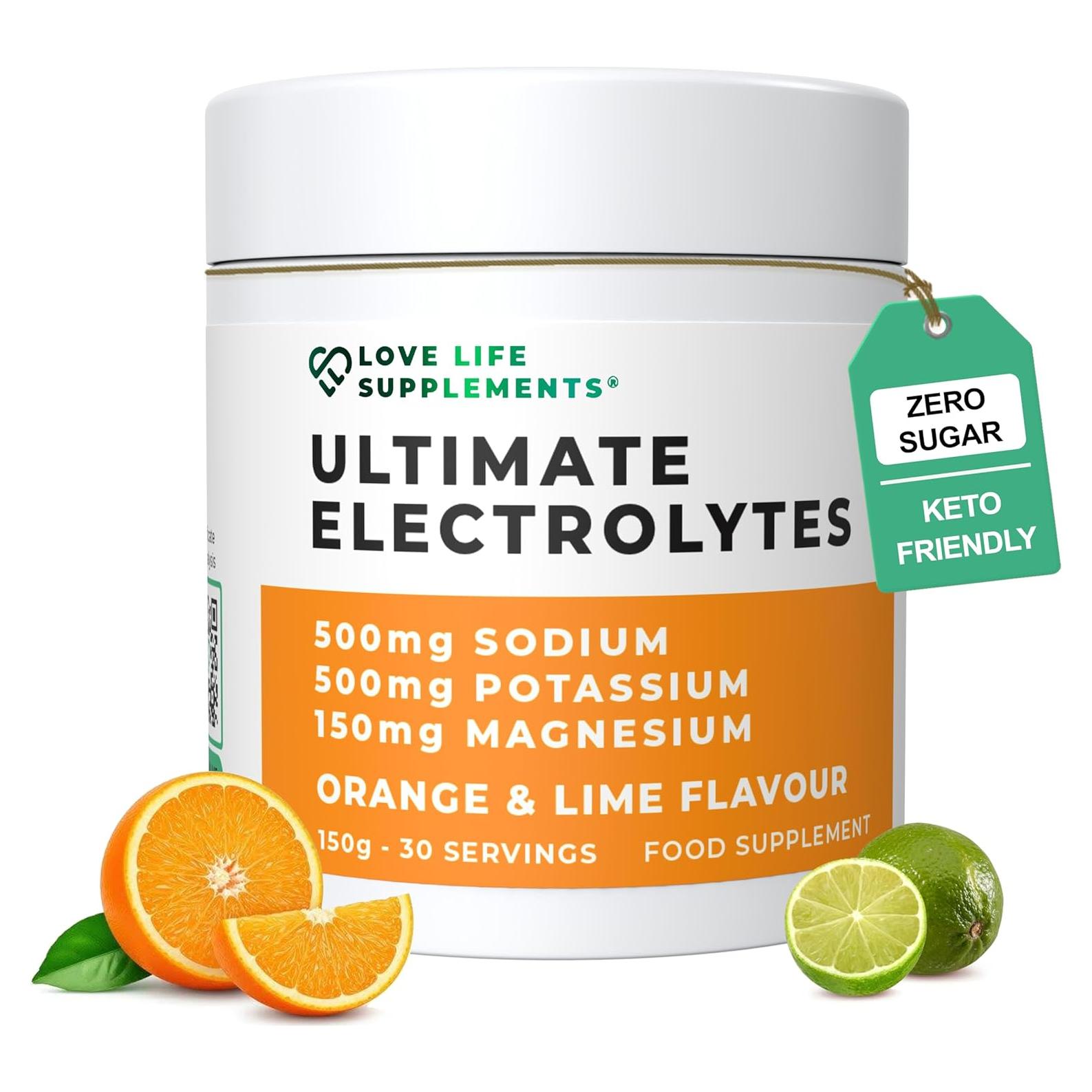 Electrolitos en Polvo Love Life 150g - Hidratación Naranja Lima