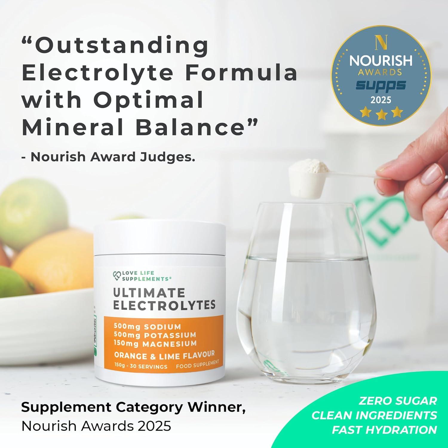 Electrolitos en Polvo Love Life 150g - Hidratación Naranja Lima