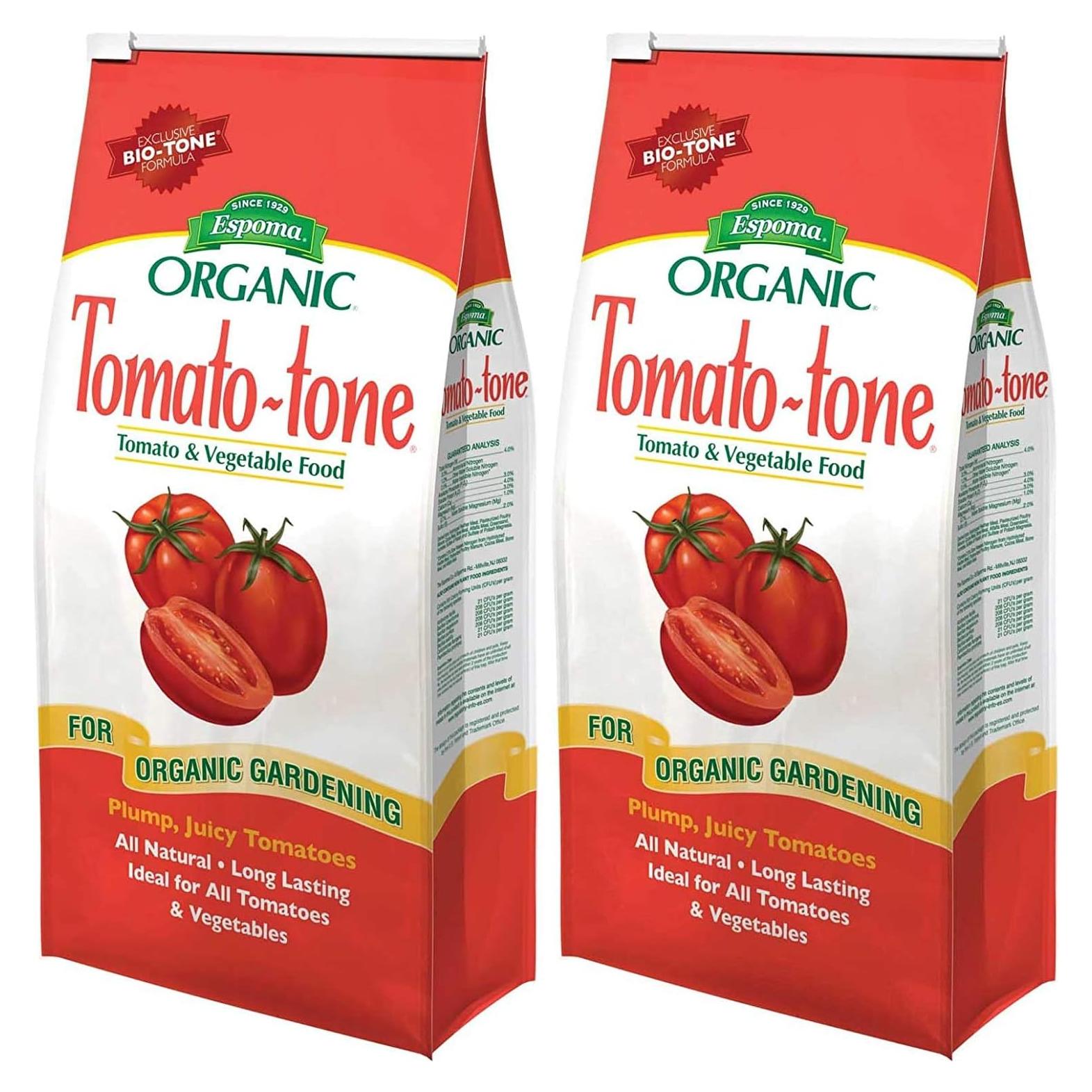 Fertilizante Orgánico Espoma Tomato-Tone 2x1.81kg para Tomates