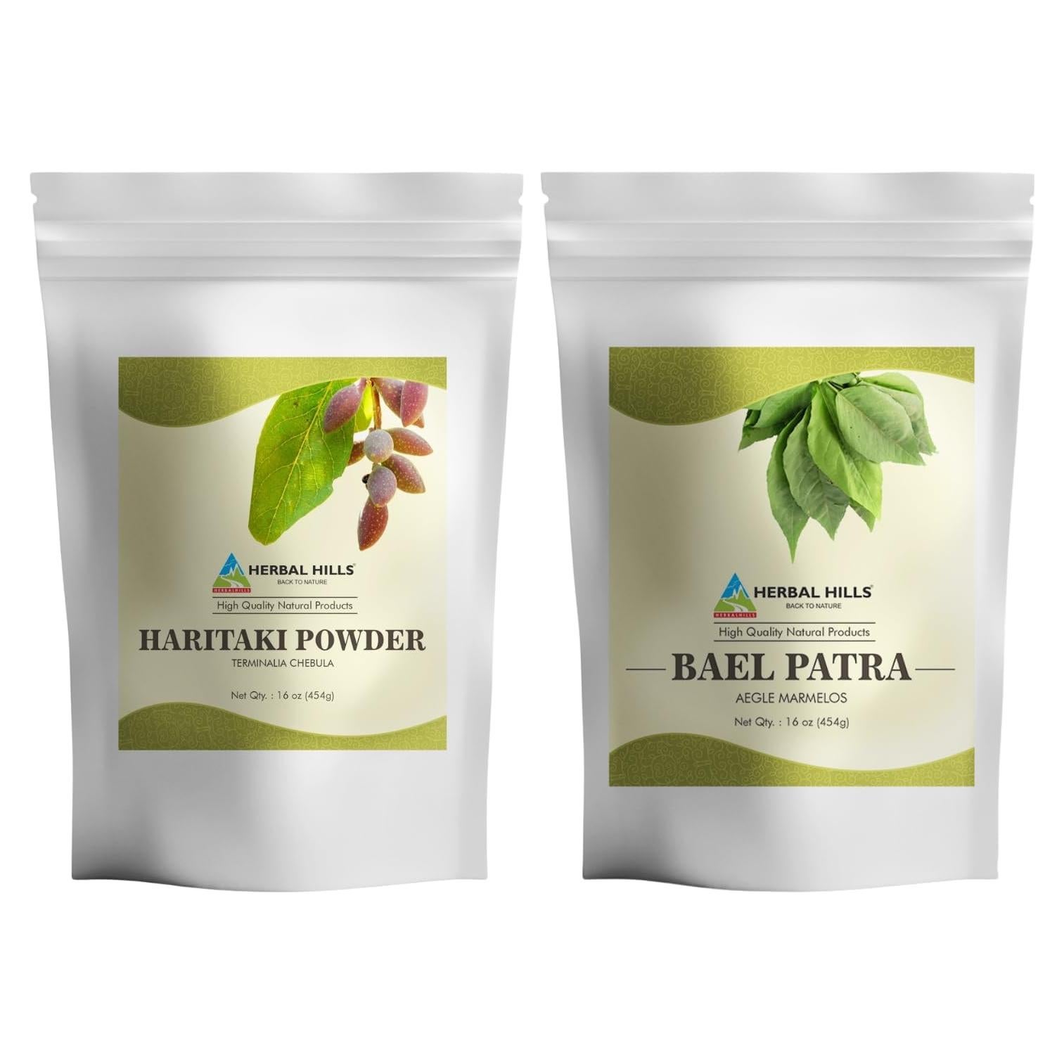 Combo Polvo de Haritaki Harde y Bilva 200g - Isha Agro