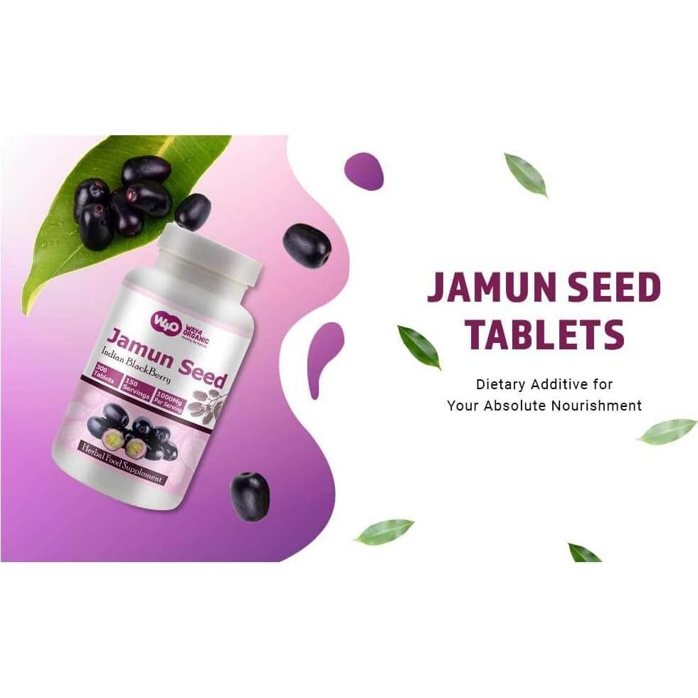 Suplemento Natural de Neem y Jamun 300 Tabletas