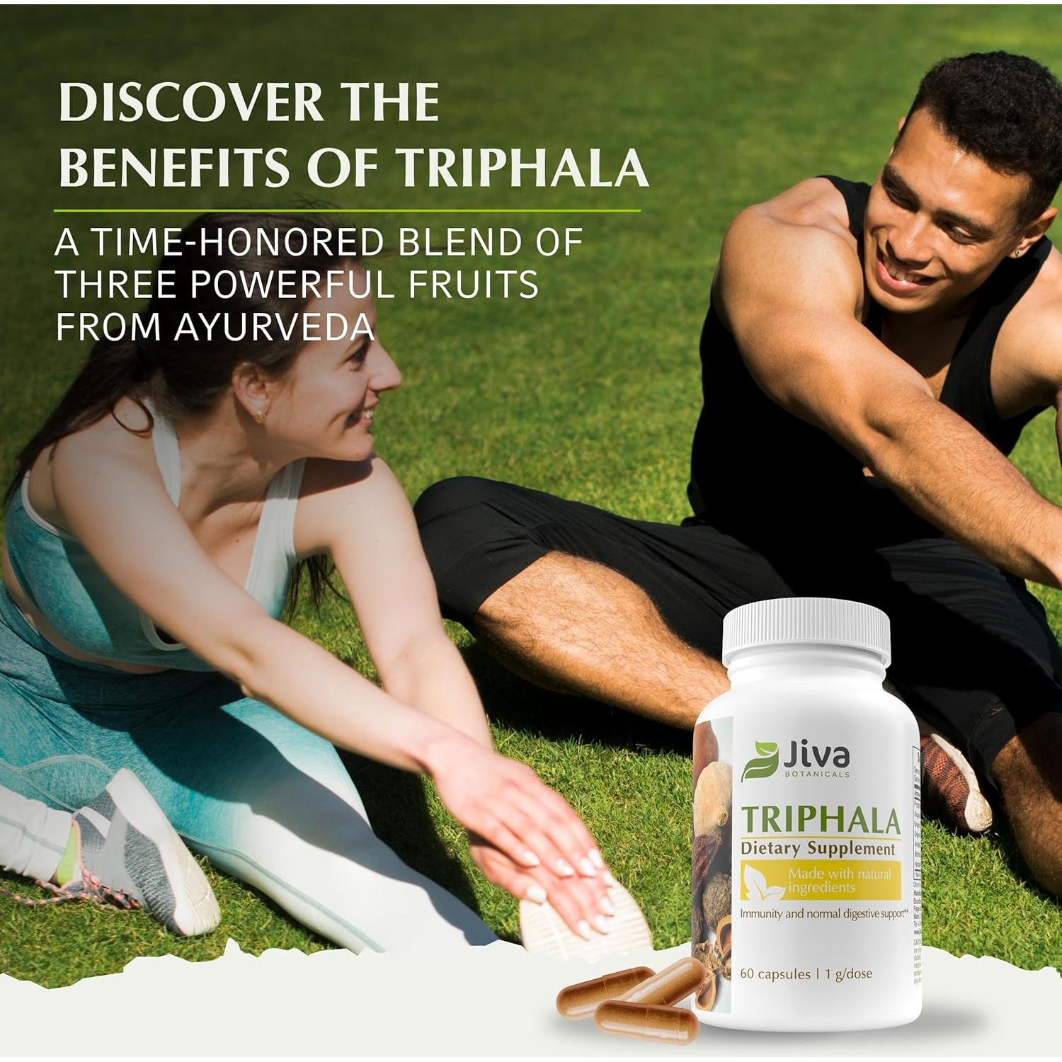 Suplemento Digestivo Triphala Jiva Botanicals - 60 Cápsulas