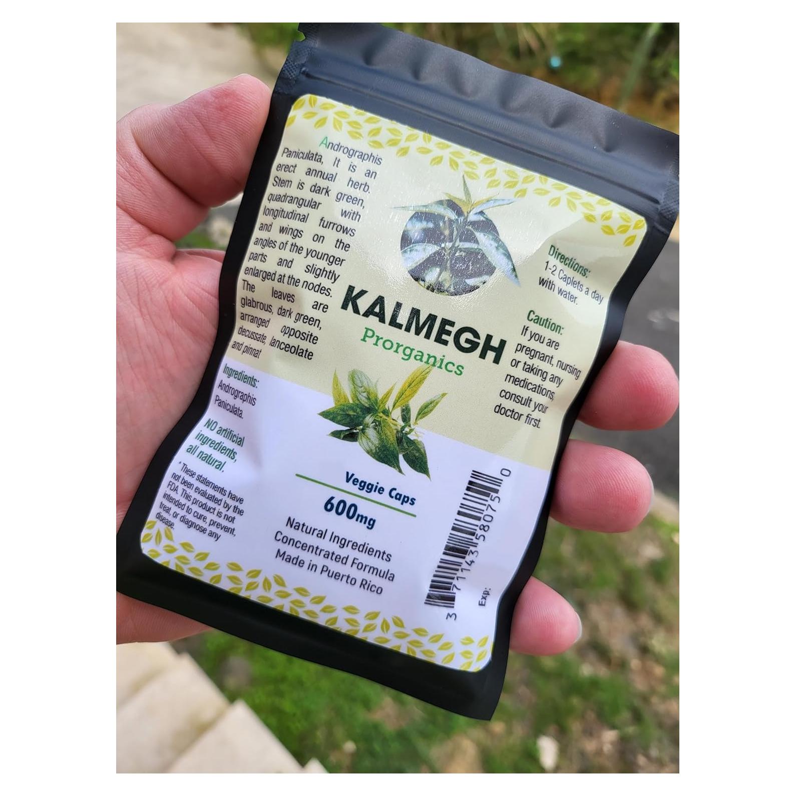 Cápsulas de Kalmegh Prorganics 60 Unidades - Soporte Hepático