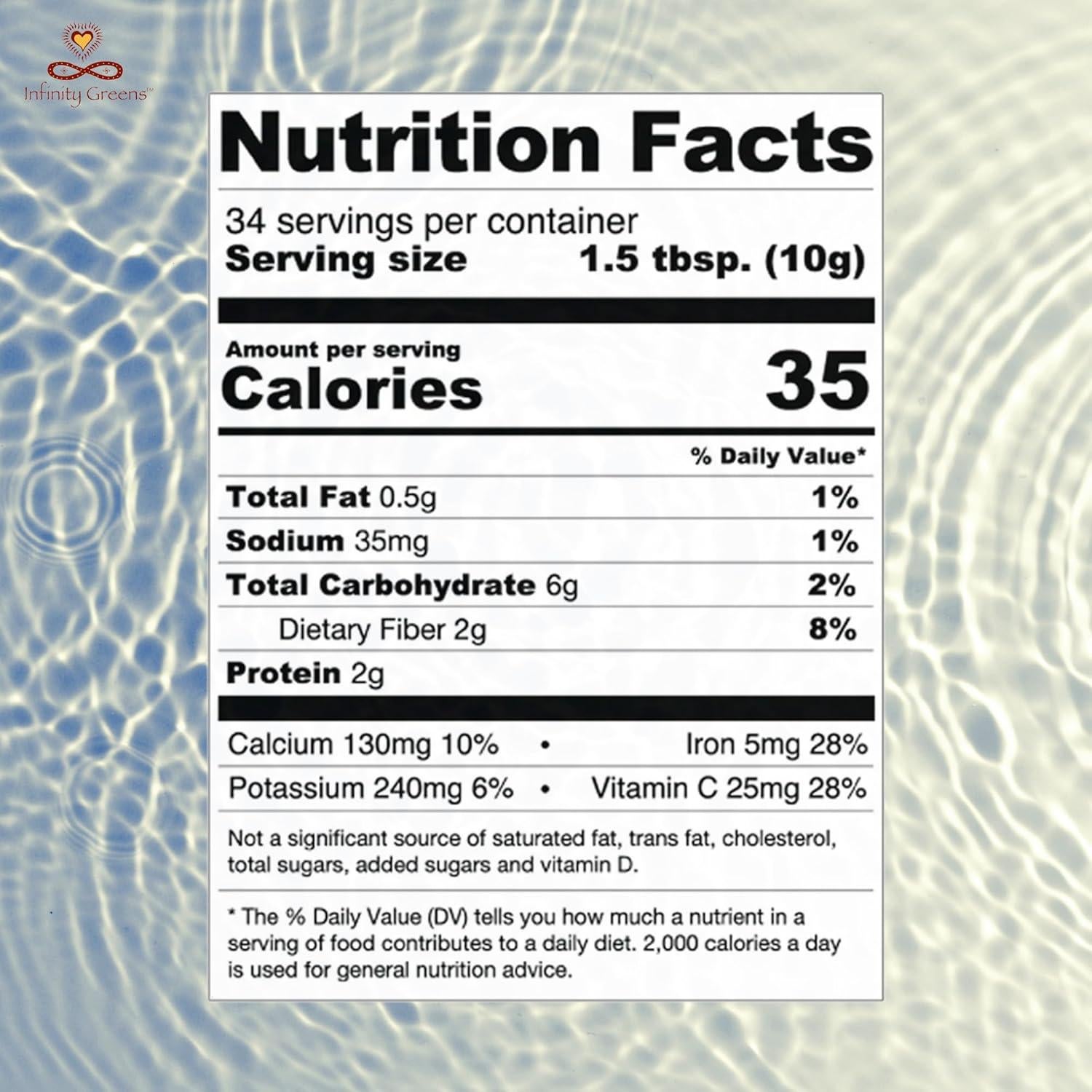 Paquete de Superalimentos Infinity Greens y Vitamina C Orgánica