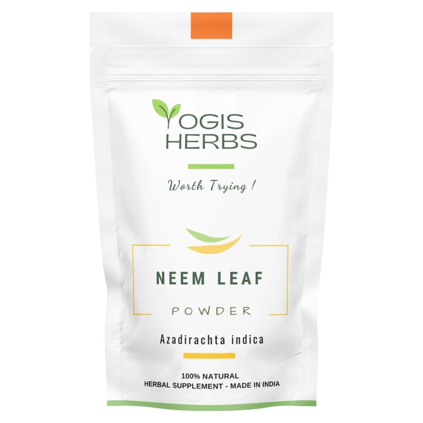 Polvo de Hoja de Neem YOGIS HERBS 120g - Desintoxicación y Piel Clara