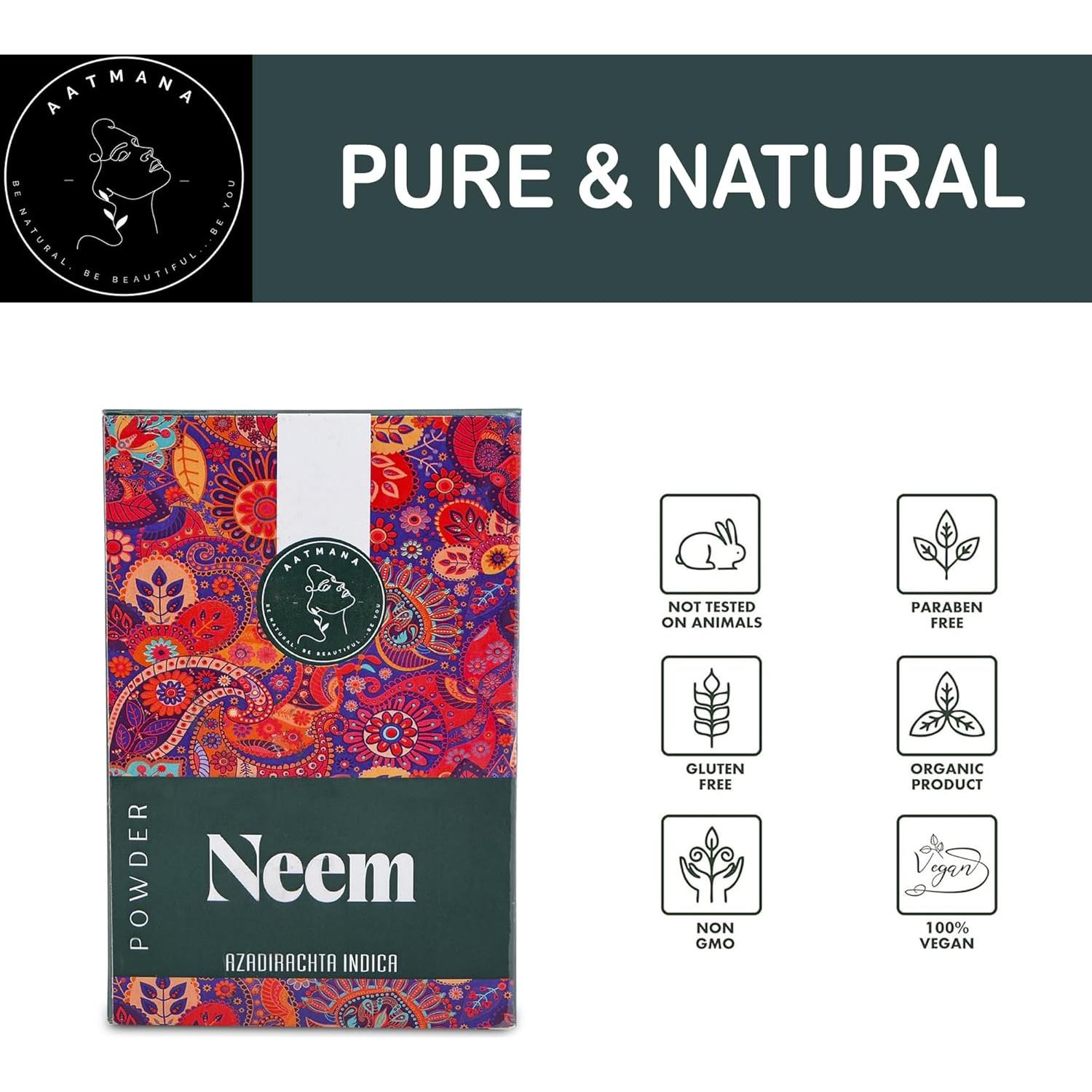 Polvo de Neem AATMANA 100g | Cuidado Cabello y Piel