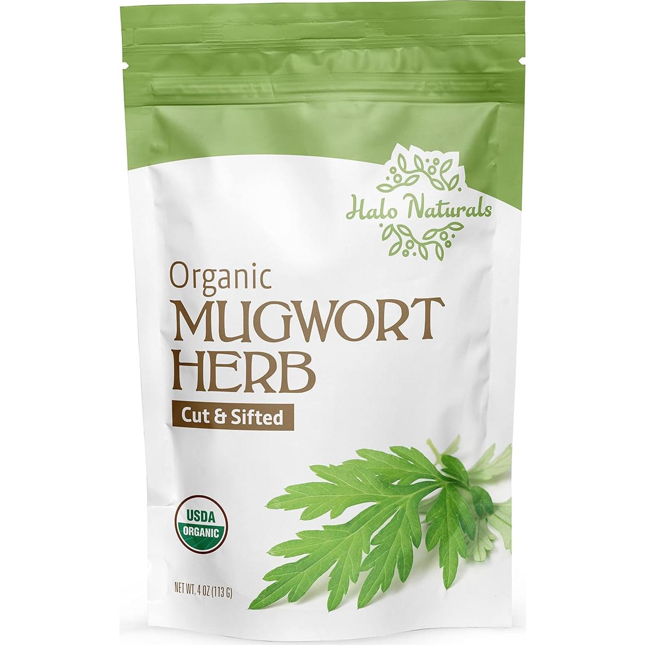 Hierba Orgánica Artemisia vulgaris Halo Naturals 113g