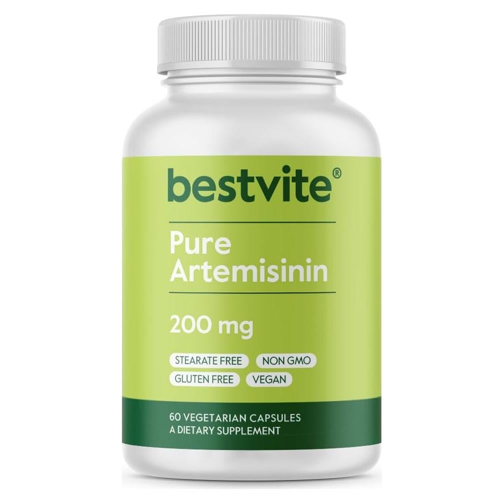Suplemento de Artemisinina 200mg Bestvite - 60 Cápsulas Veganas