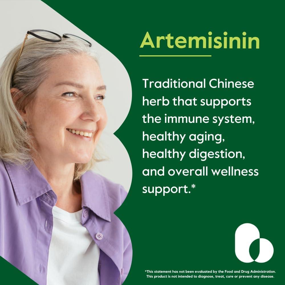 Suplemento de Artemisinina 200mg Bestvite - 60 Cápsulas Veganas