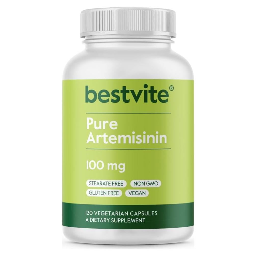 Suplemento de Artemisinina 100mg Bestvite - 120 Cápsulas Veganas