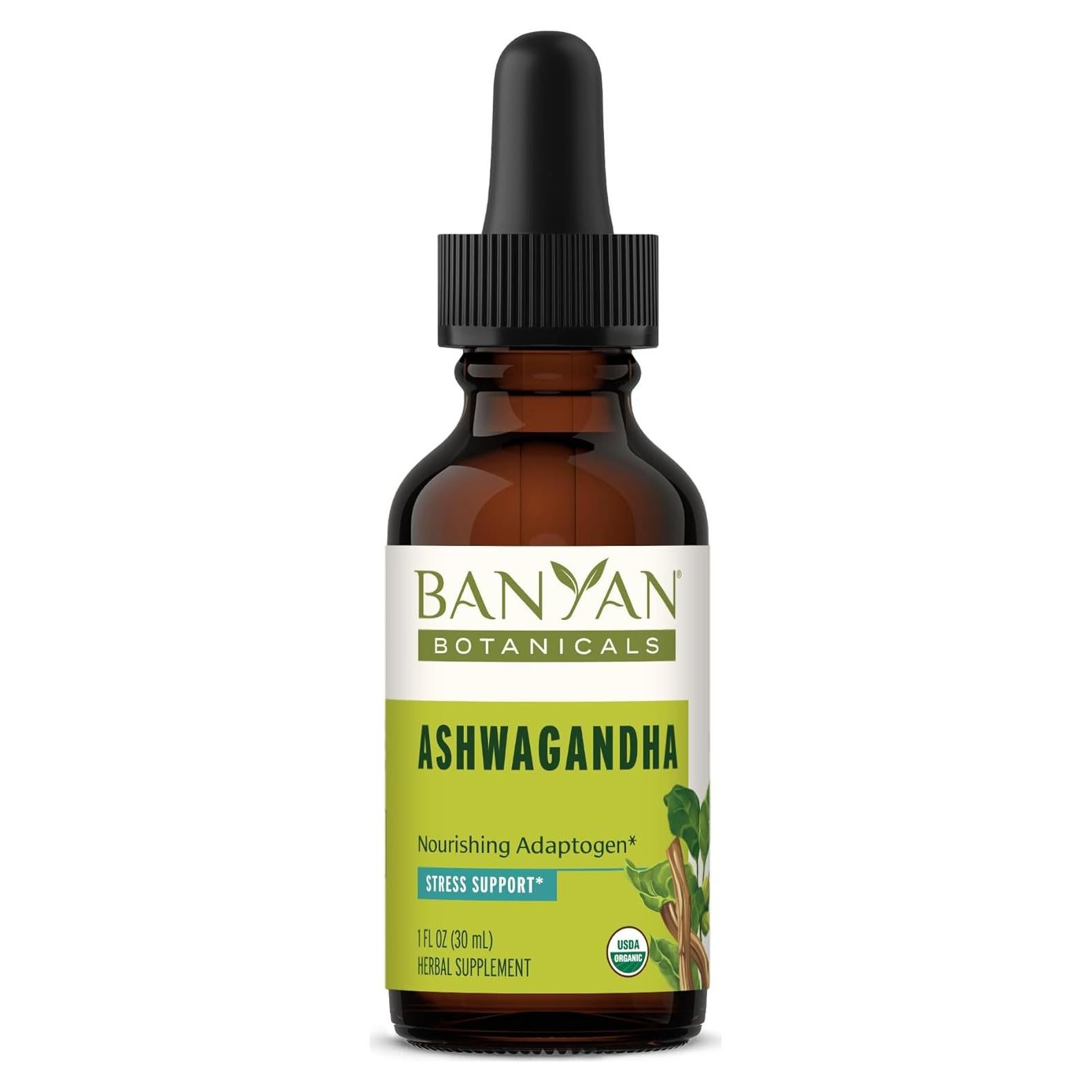 Extracto Líquido de Ashwagandha Orgánico Banyan 29.57 ml