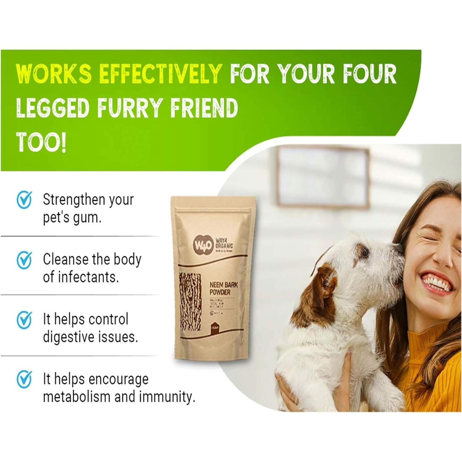 Polvo de Corteza de Neem y Té Triple Complejo 100g