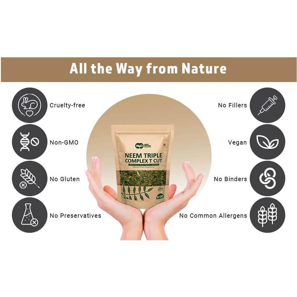 Polvo de Corteza de Neem y Té Triple Complejo 100g