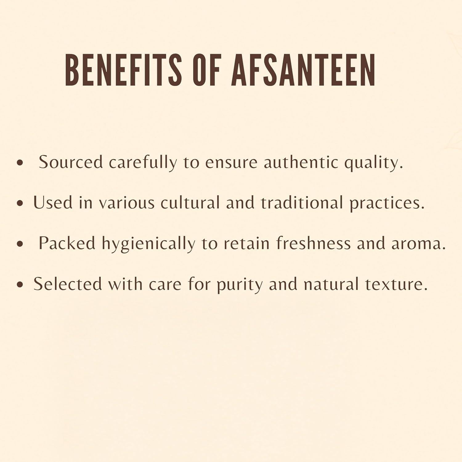 Afsanteen 50g - Suplemento Herbal Ayurvédico Natural