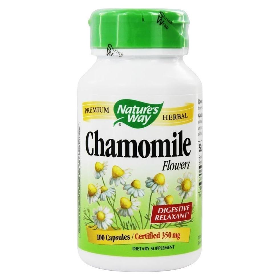 Cápsulas de Camomila Nature's Way 700 mg - 100 Unidades