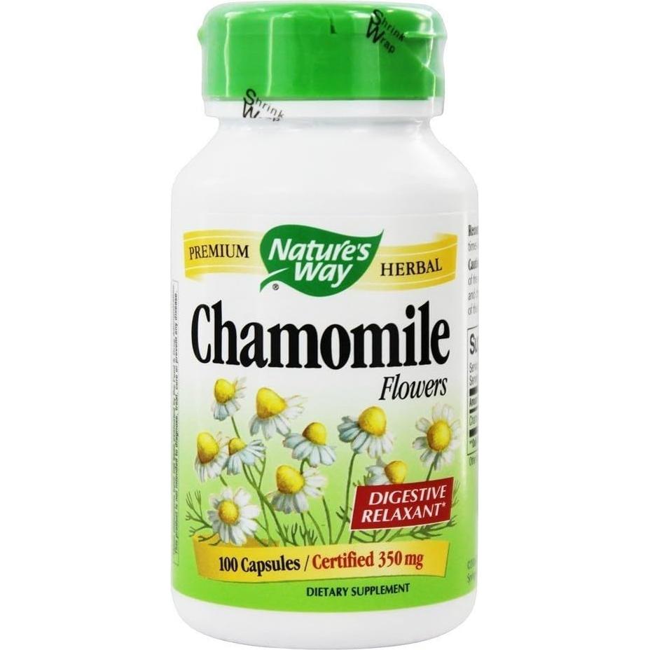 Cápsulas de Camomila Nature's Way 700 mg - 100 Unidades