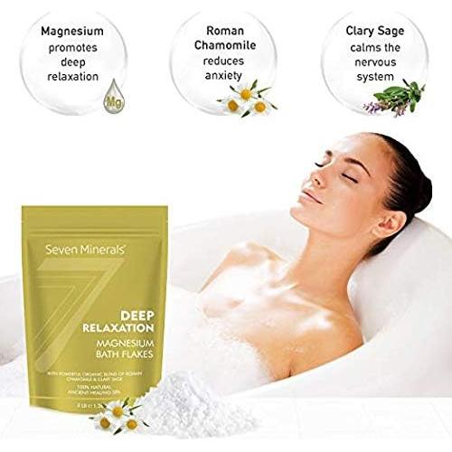 Copos de Cloruro de Magnesio Seven Minerals 1.36kg - Relajación Profunda