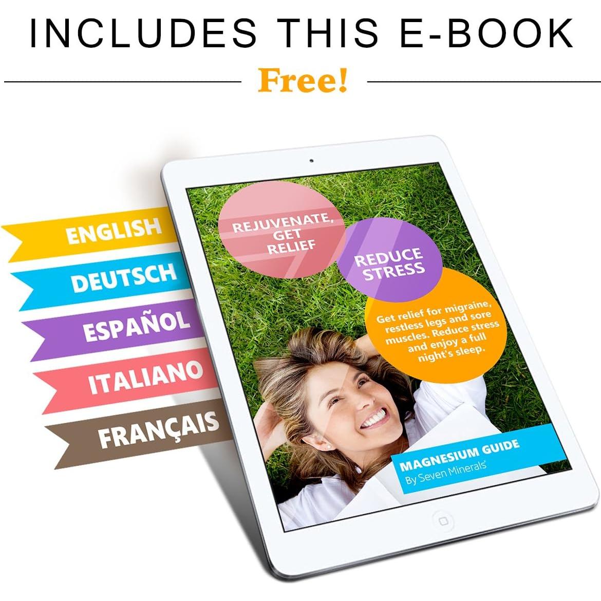 Copos de Cloruro de Magnesio Seven Minerals 1.36kg - Relajación Profunda