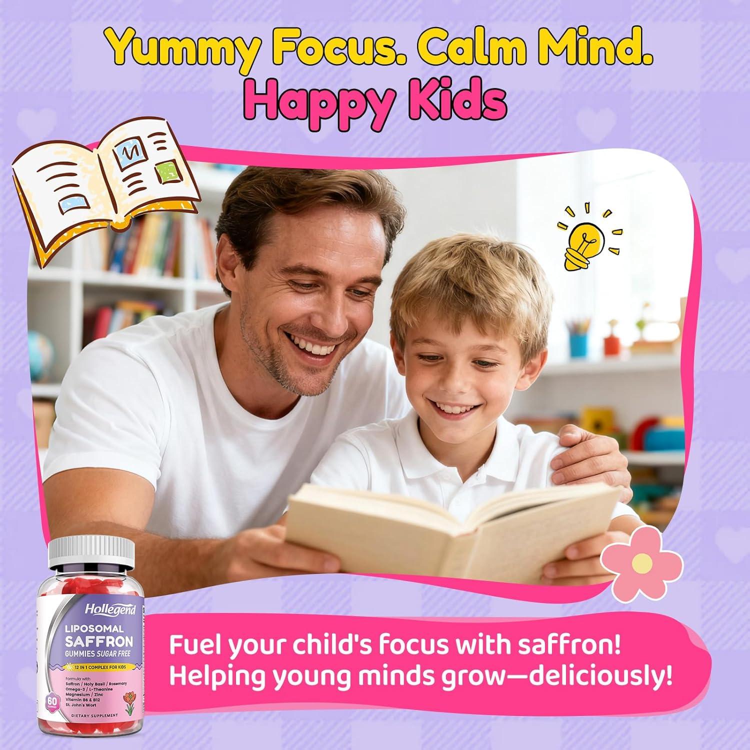 Gomitas de Azafrán Veganas Hendybe 60 Masticables Sin Azúcar