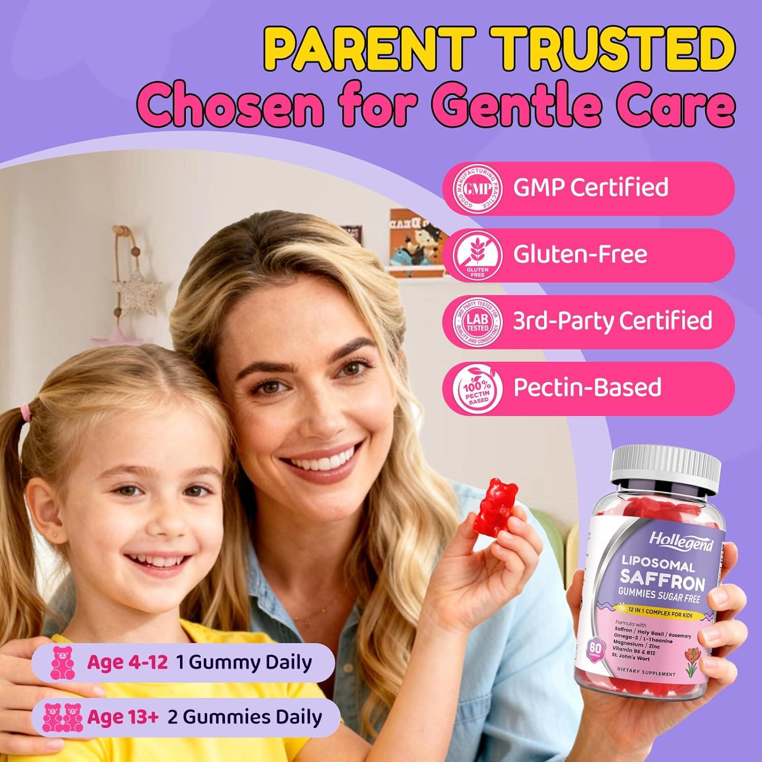 Gomitas de Azafrán Veganas Hendybe 60 Masticables Sin Azúcar