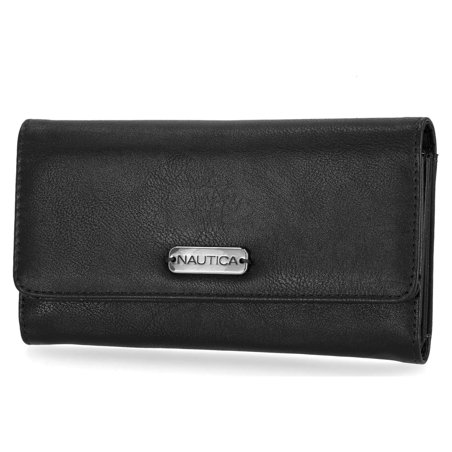 Cartera Slim Nautica Money Manager RFID para Mujeres